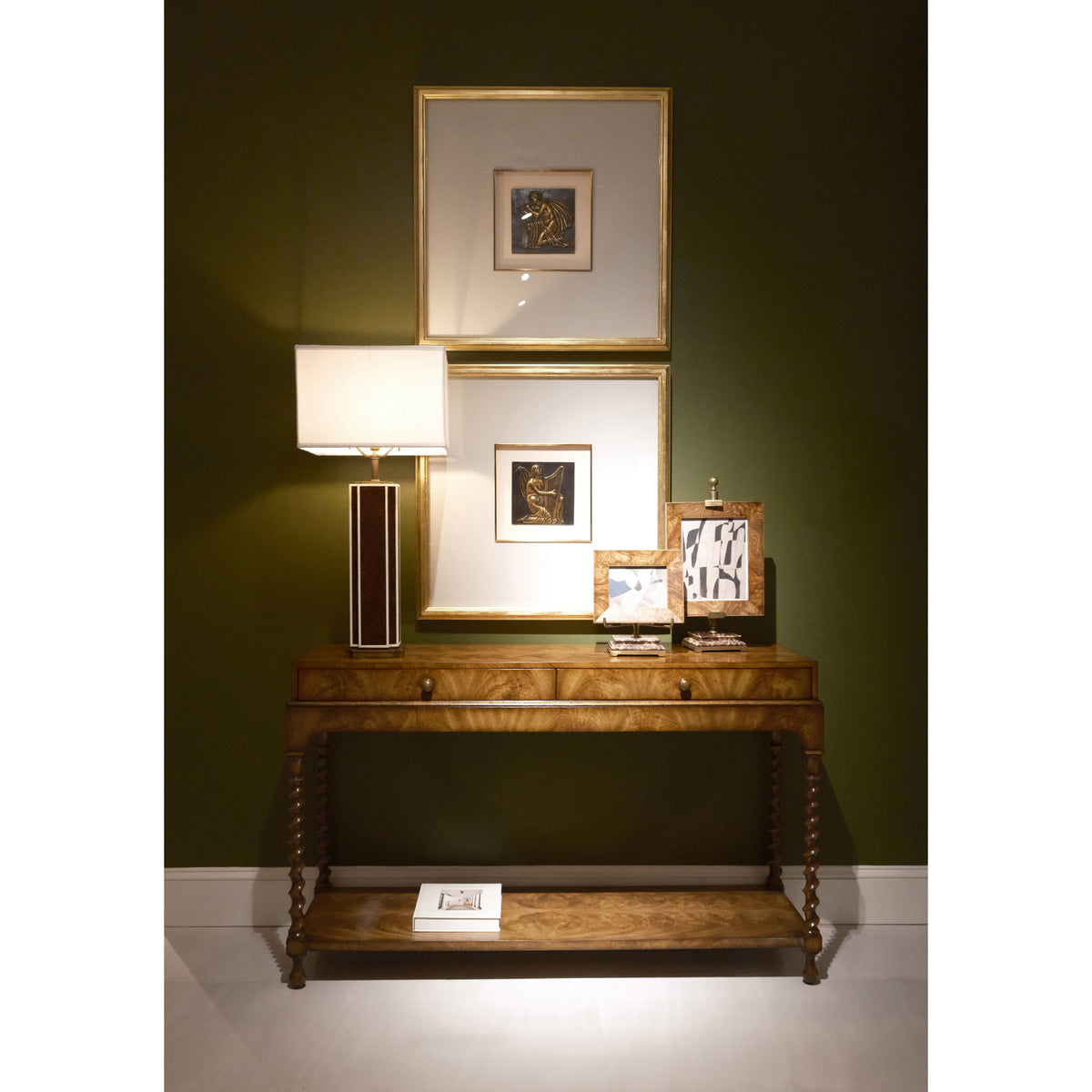 Winsland Burl Picture Frame, 8" x 10"