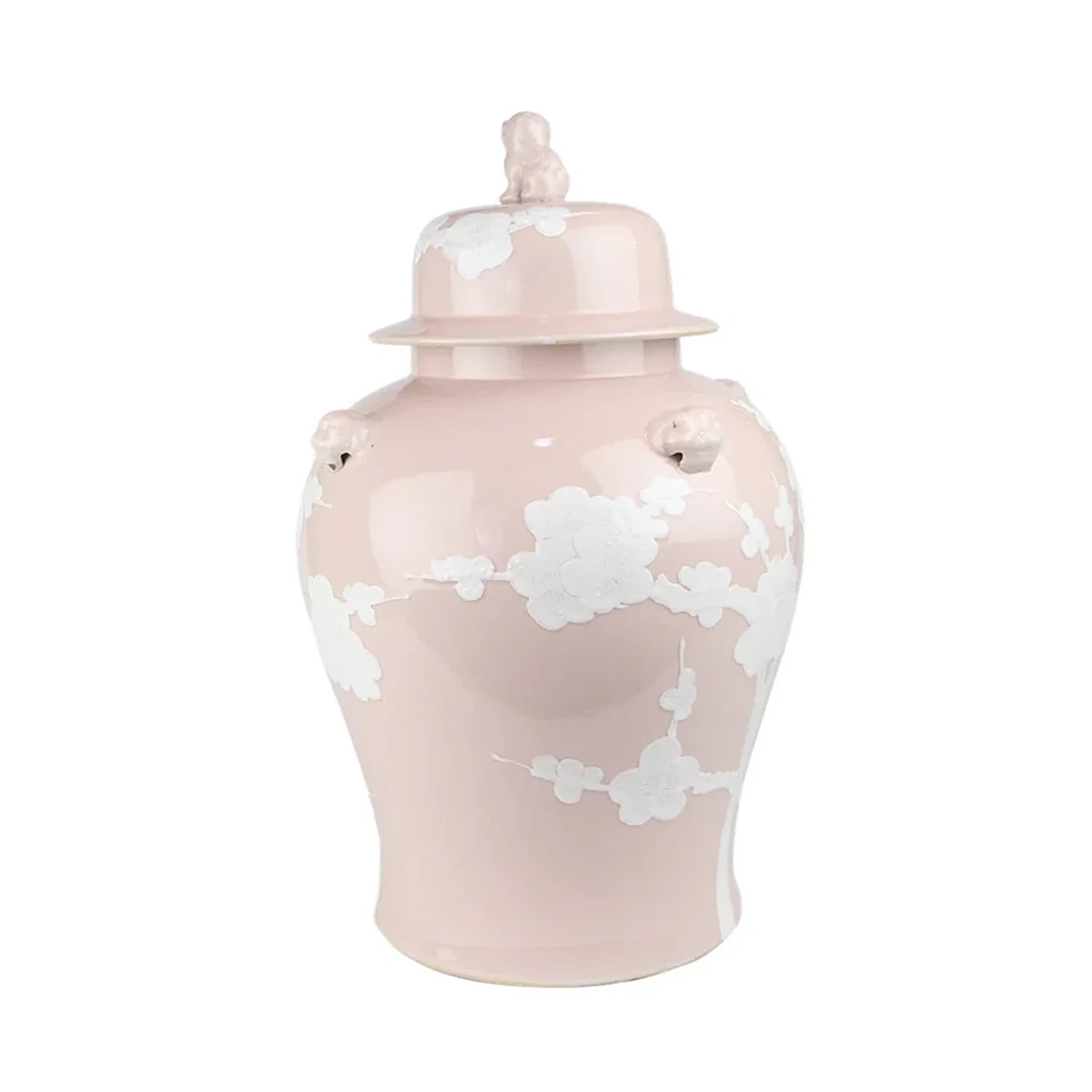 Pastel Pink Cherry Blossom Jar