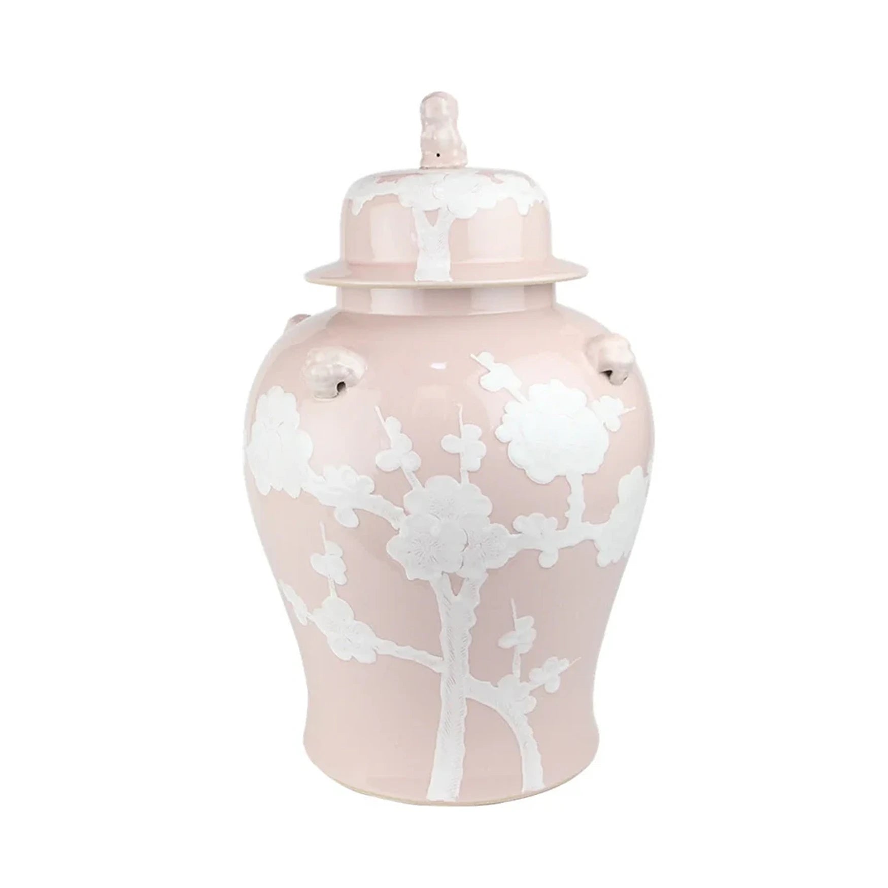 Pastel Pink Cherry Blossom Jar