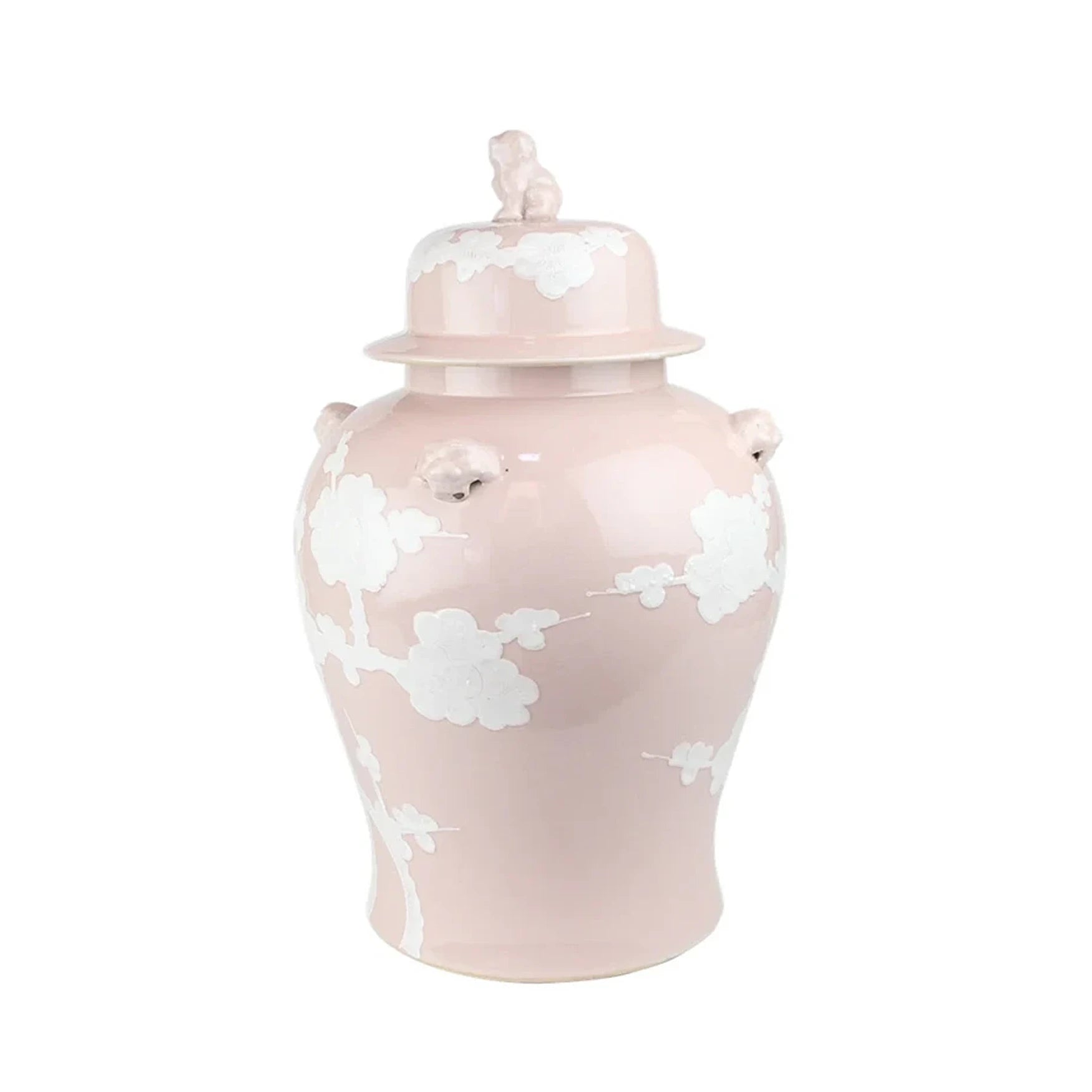 Pastel Pink Cherry Blossom Jar