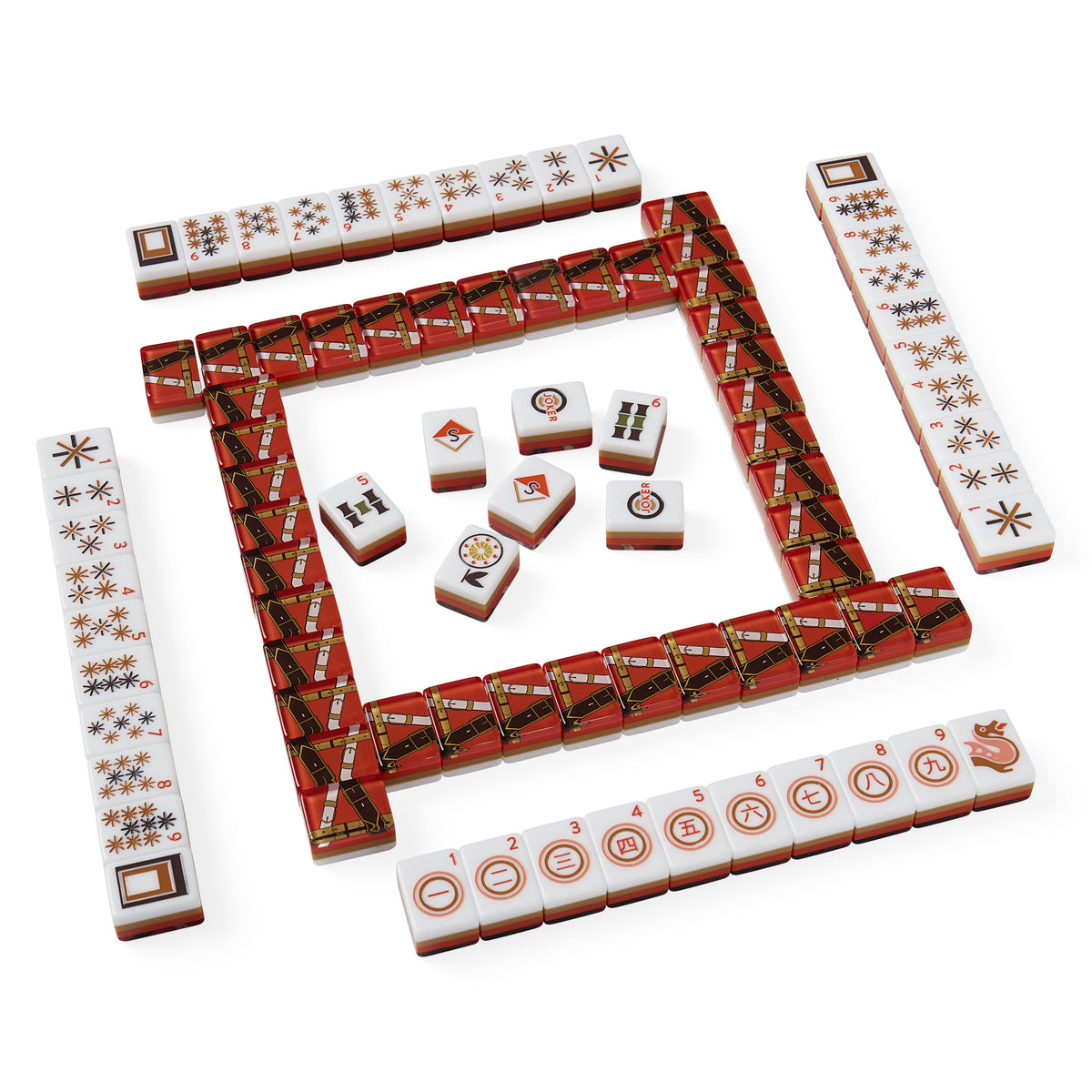 Saville Mahjong Set - Orange
