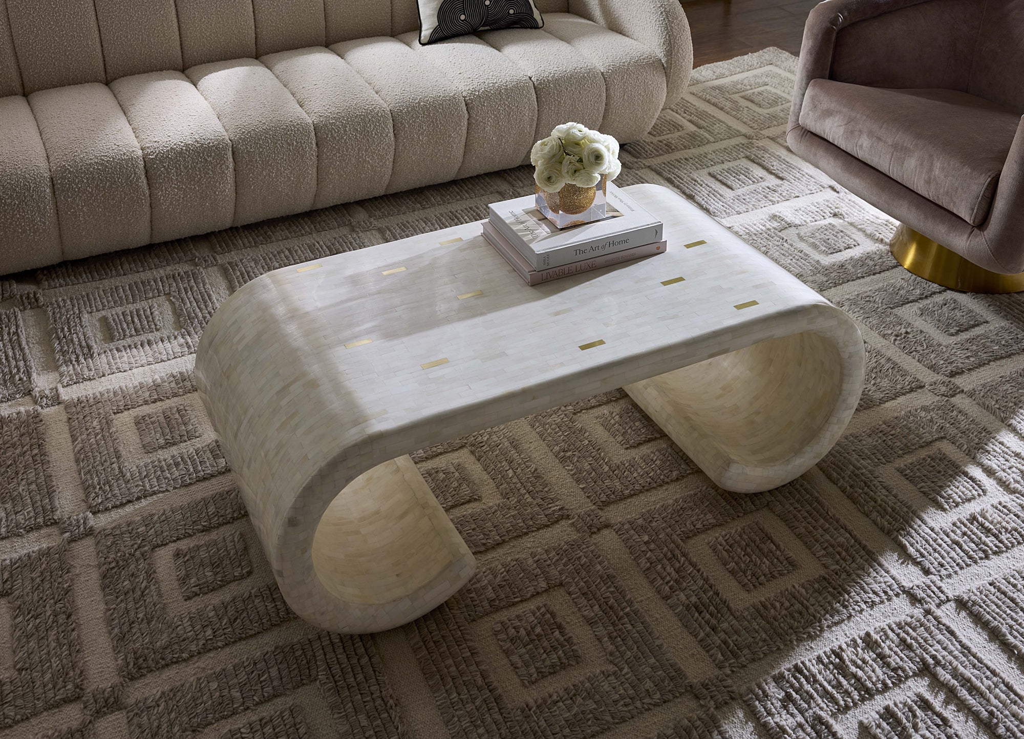 Casablanca Scroll Cocktail Table