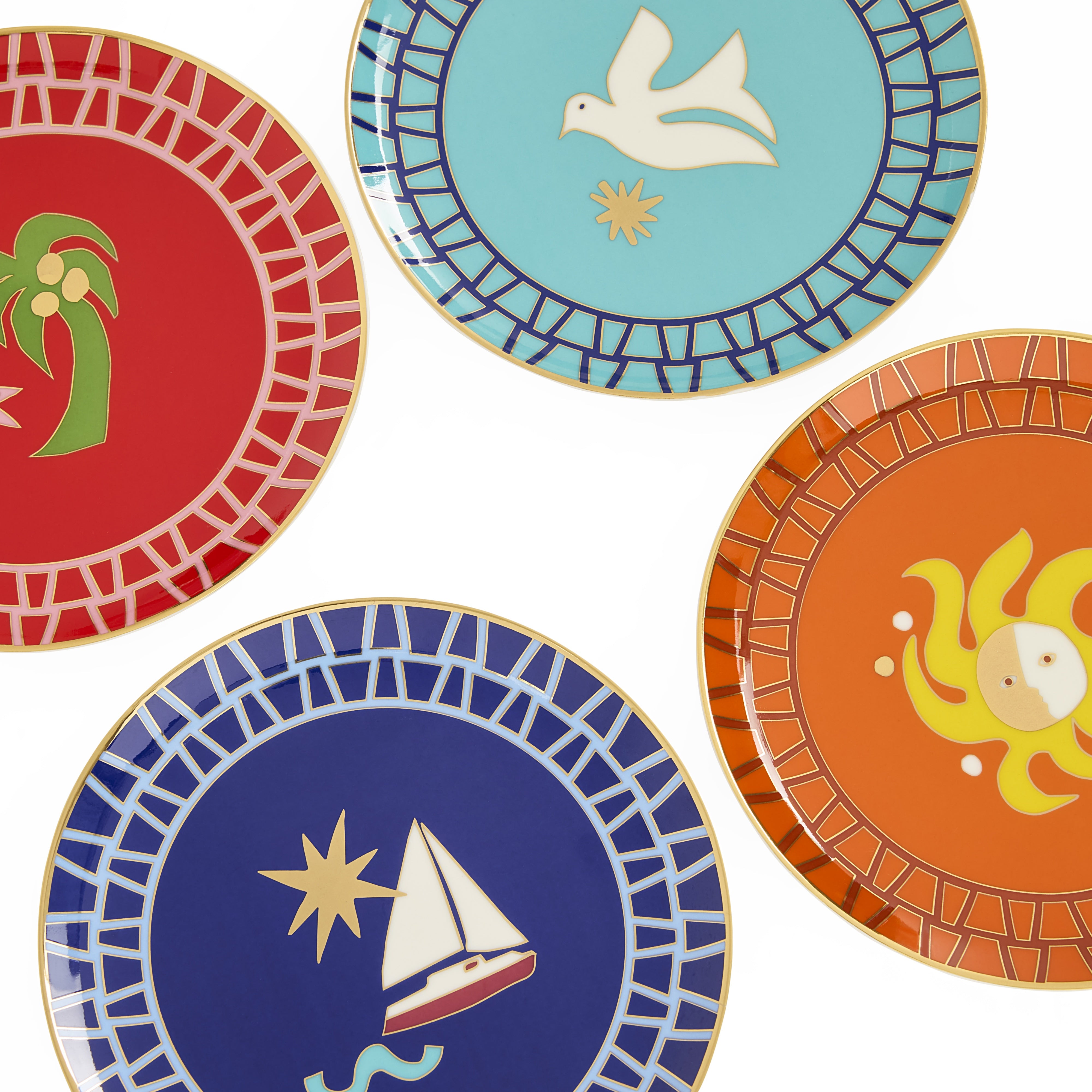 Playa Small Plates - Set of 4