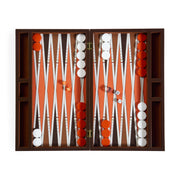 Saville Backgammon Set - Orange