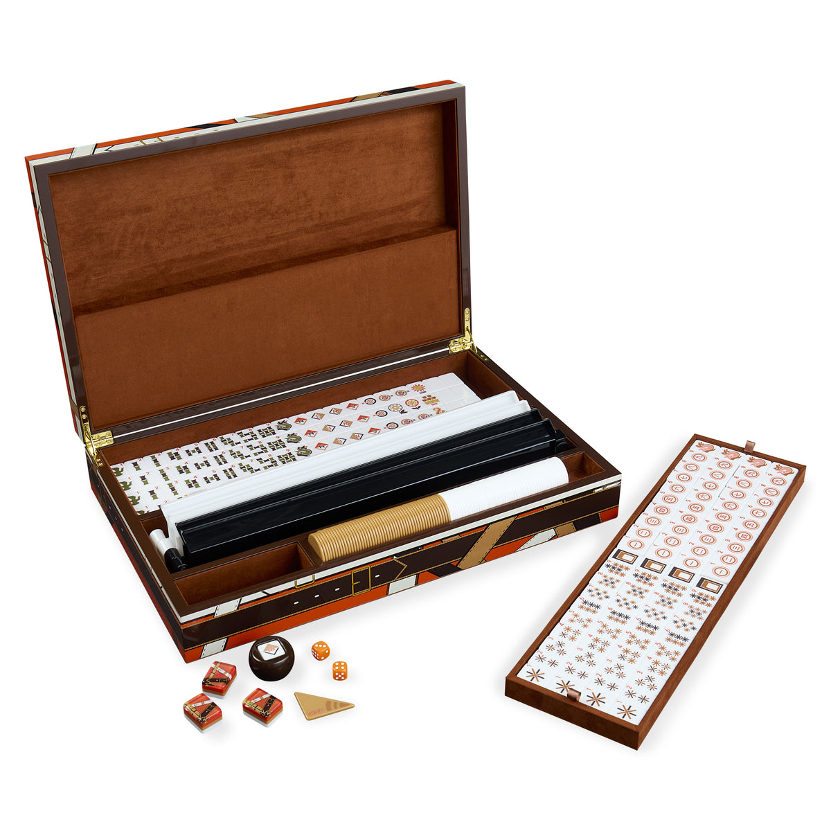 Saville Mahjong Set - Orange
