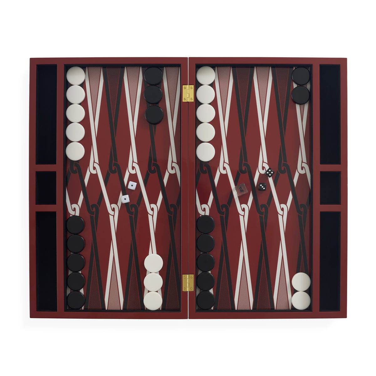 Rita Backgammon Set - Red