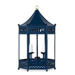 Navy Pagoda Lantern Chandelier