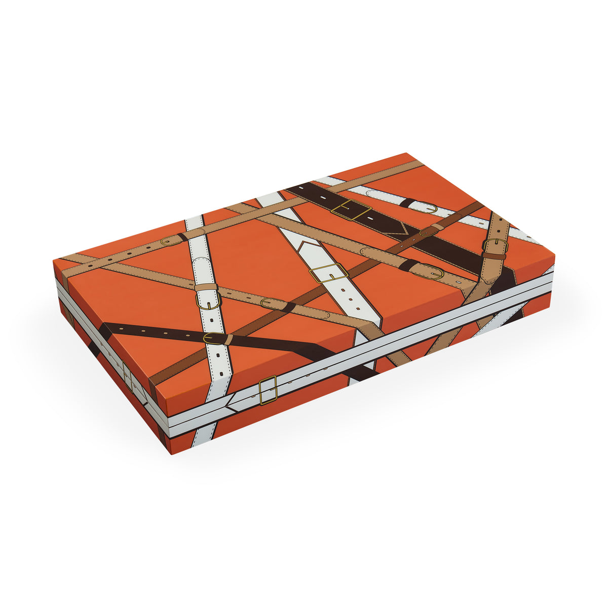 Saville Backgammon Set - Orange