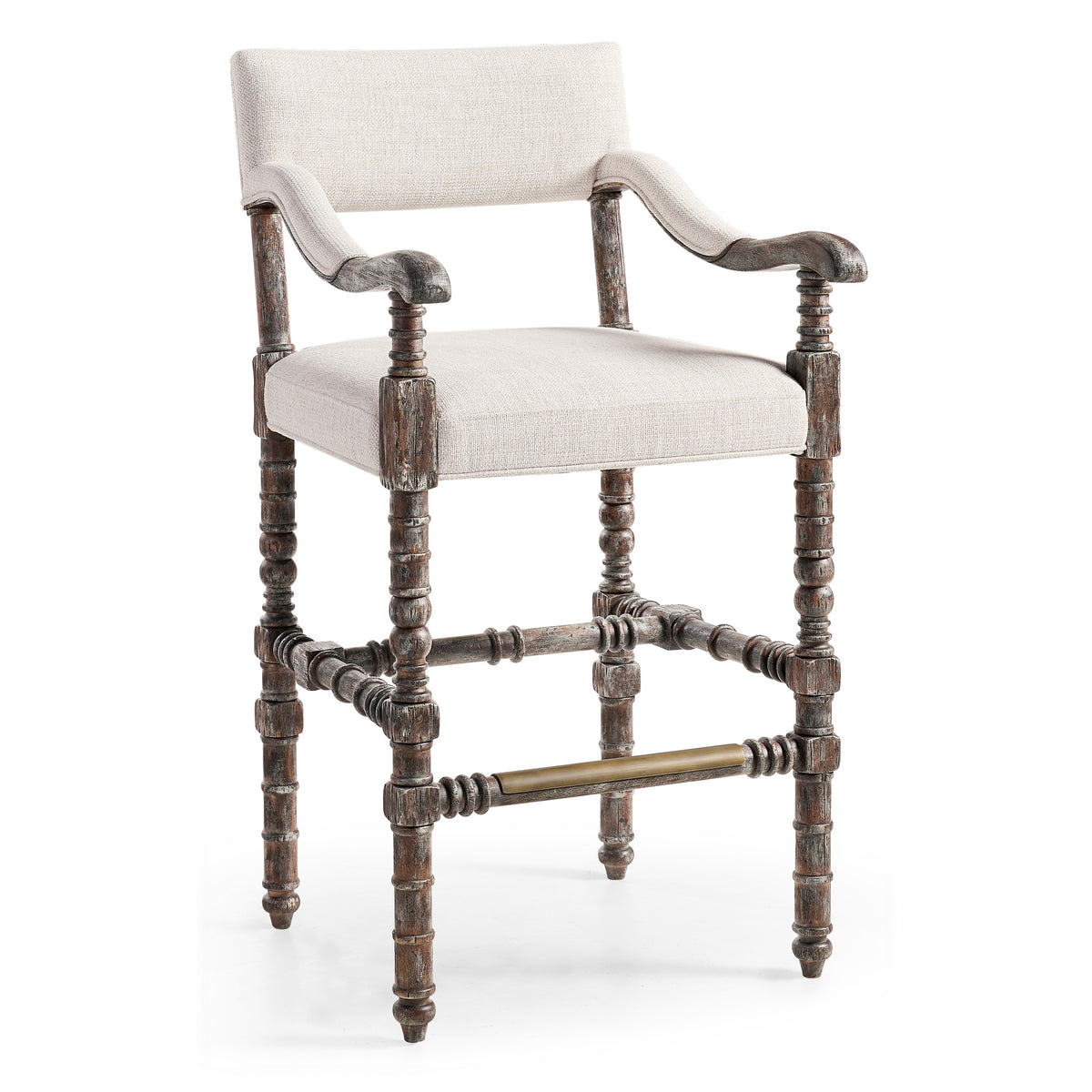 Caldera Upholstered Bar Stool - With Arms