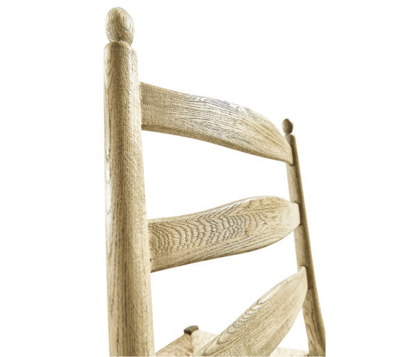Timeless Doppler Ladderback Side Chair in Stripped Oak