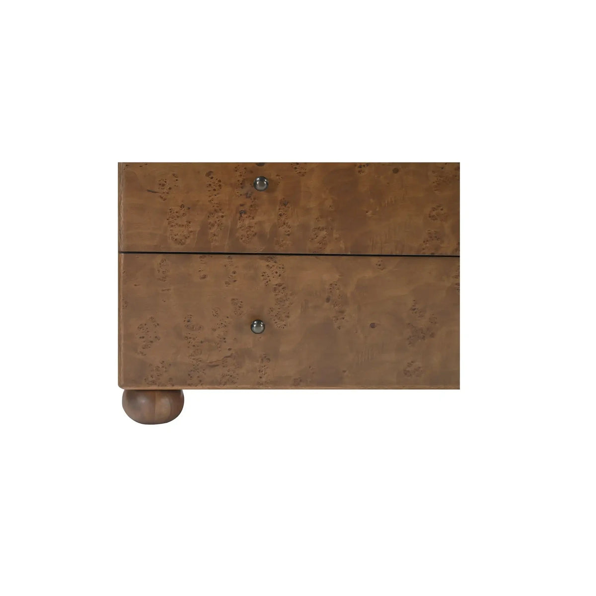 Yancy 6 Drawer Dresser Warm Brown Burl