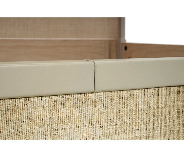 Water Seiche Woven Wing Wave King Bed