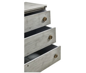 Timeless Aeon Swedish Drawer Chest in Antiqued Grey