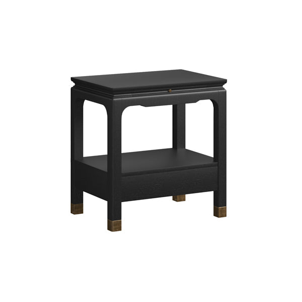 Eave Bedside Table, Ink