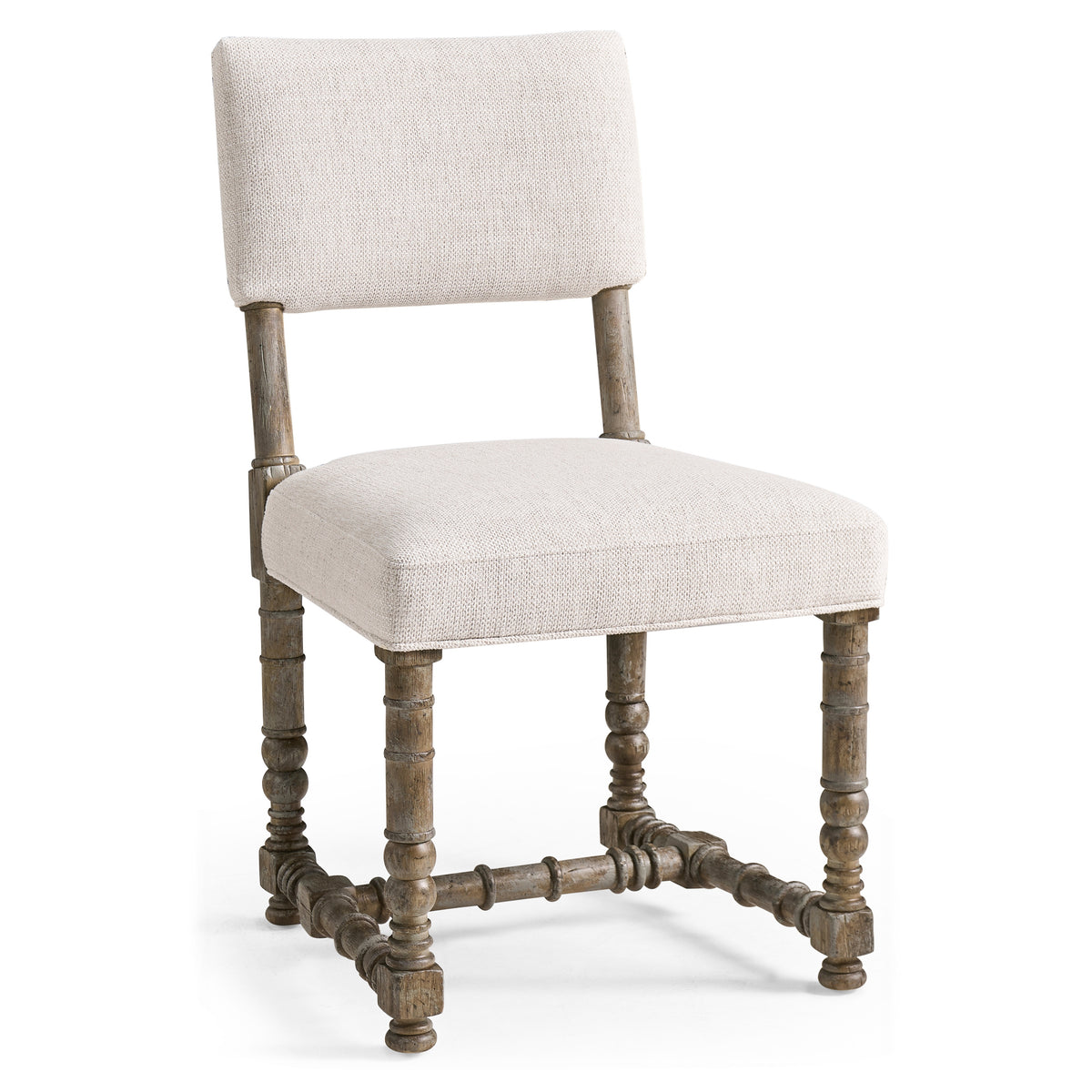 Caldera Upholstered Dining Side Chair - Dark Spain Painted Walnut