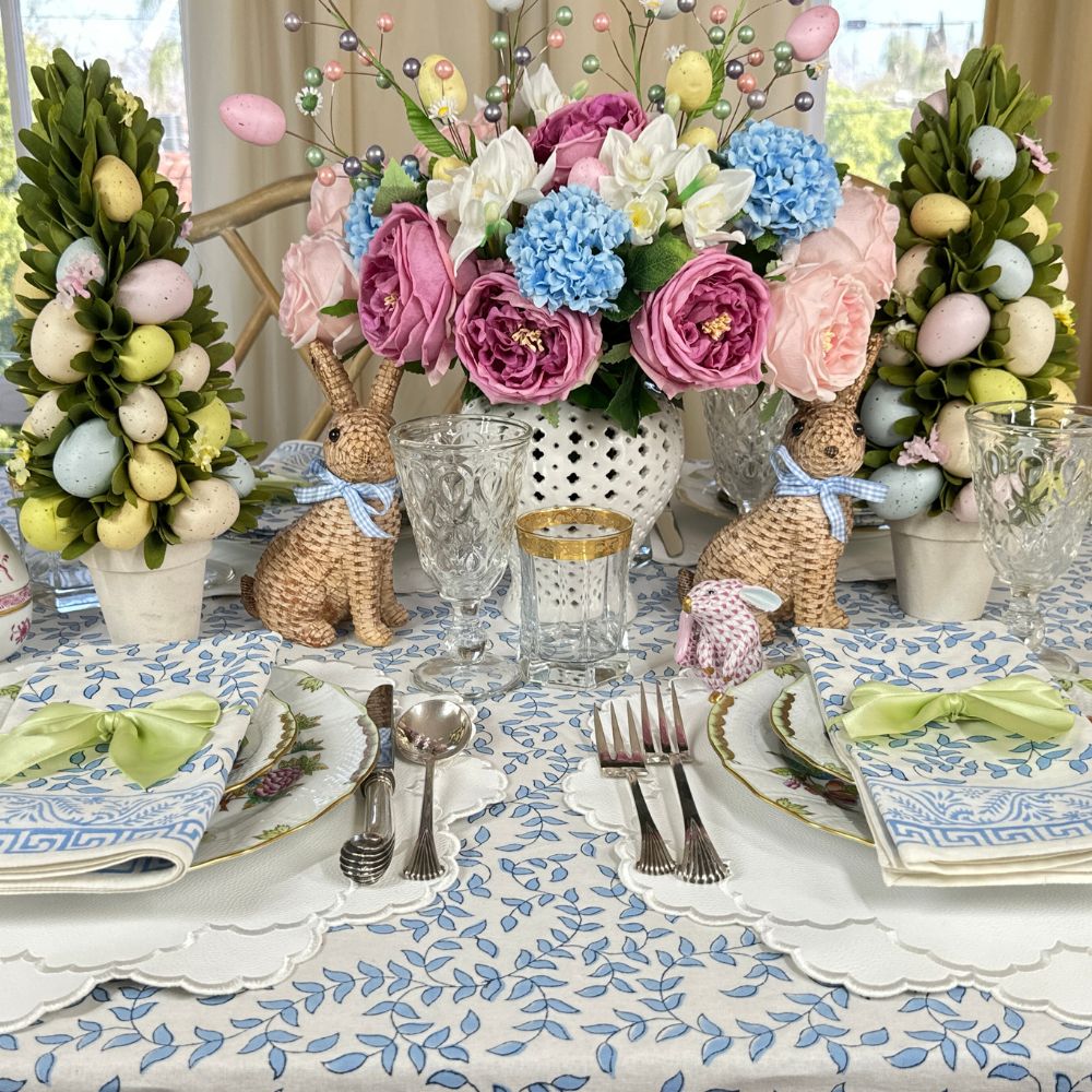 Blue Leaves - Napkin (Set of 4)