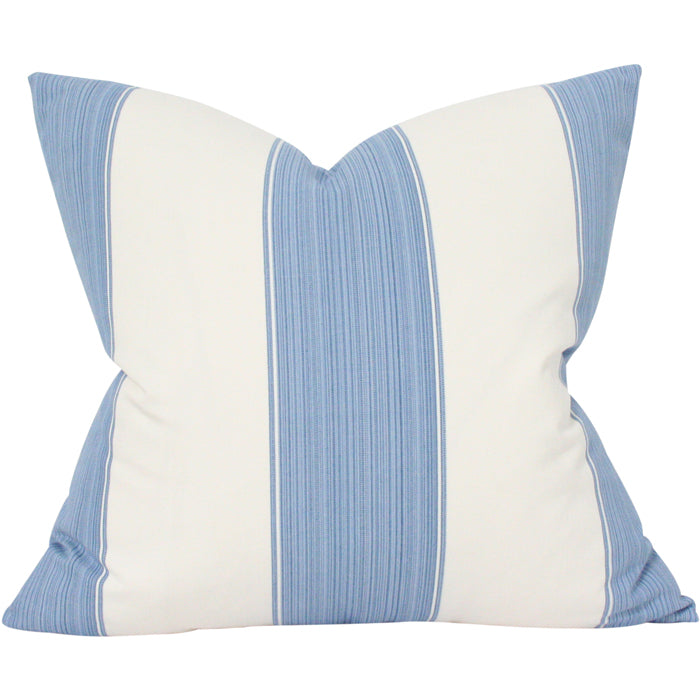 Wide Stripe Ocean Blue - Set of 2