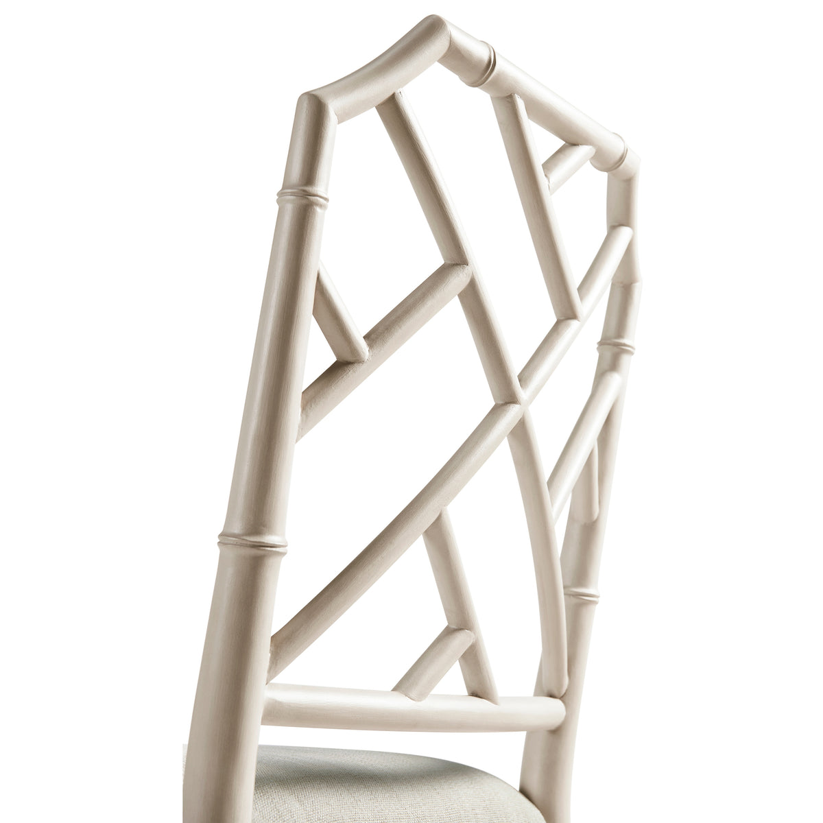 Saros Chippendale Bamboo Side Chair - London Mist
