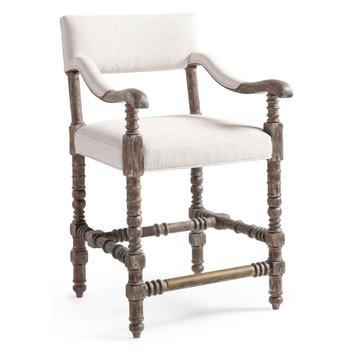 Caldera Upholstered Counter Stool - With Arms