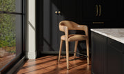 Martin Counter Stool Brown Leather