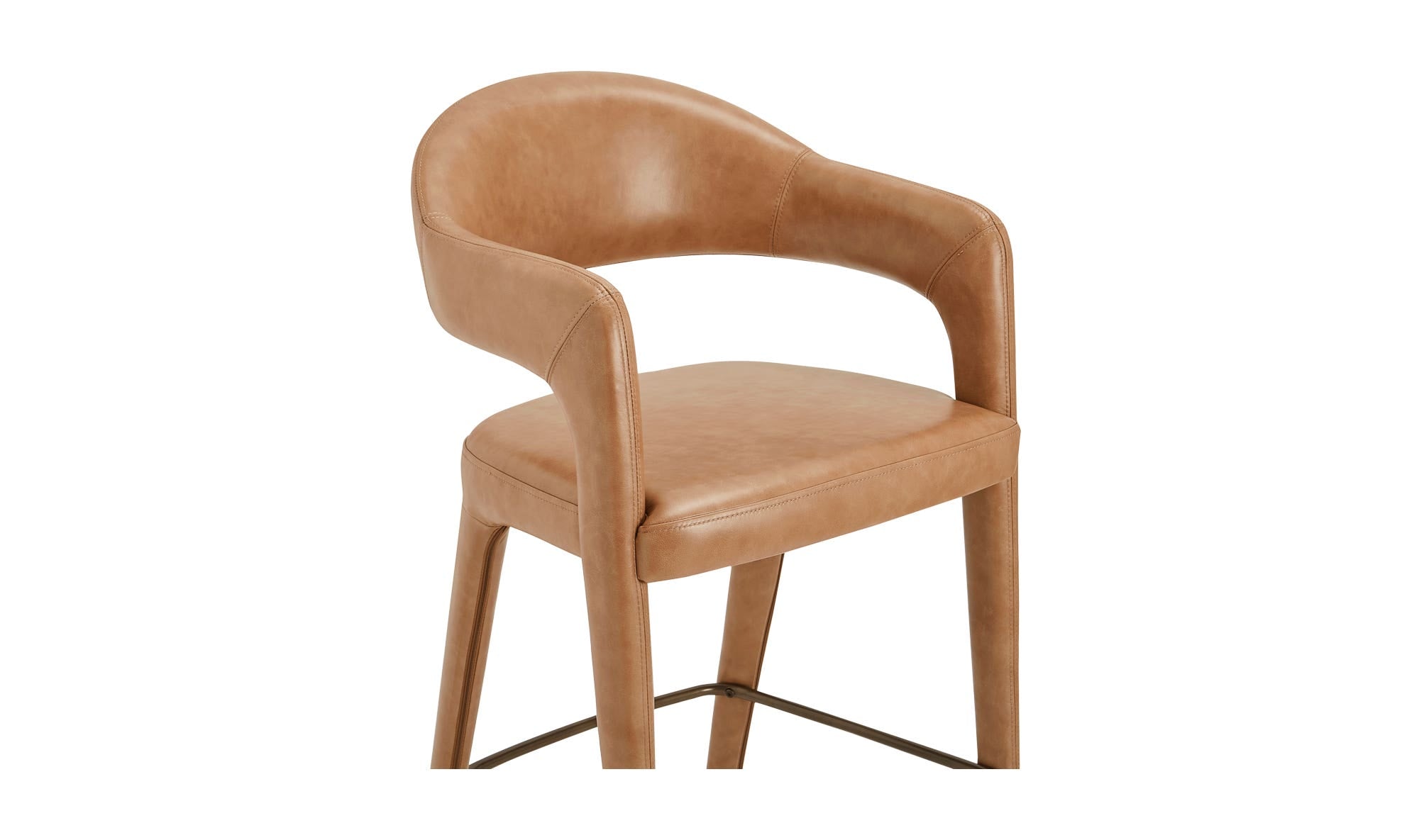 Martin Counter Stool Brown Leather