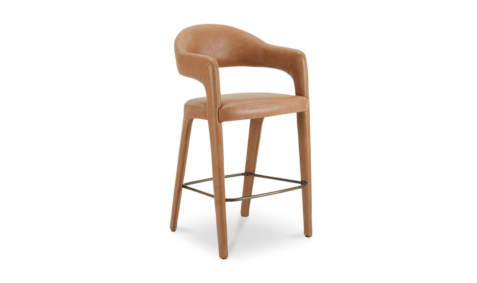 Martin Bar Stool Brown Leather