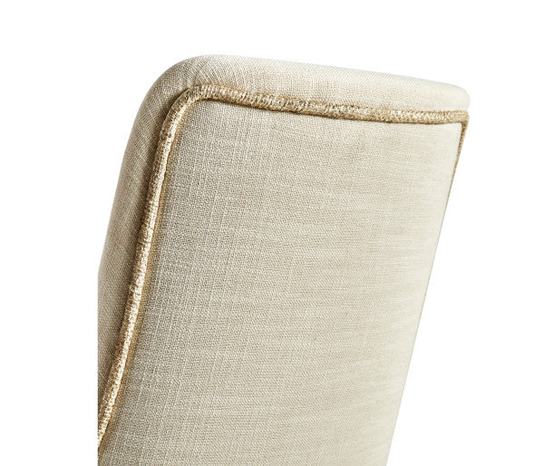 Water Shoal Linen & Grass Cloth Side Chair