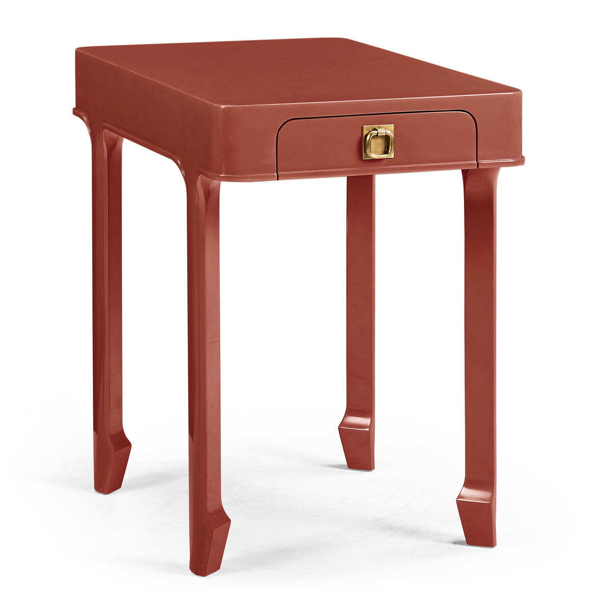 Polly Lacquer End Table - Rose