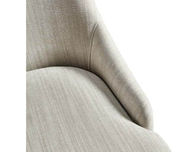 Timeless Aurora Upholstered Side Chair in Ebonized Black