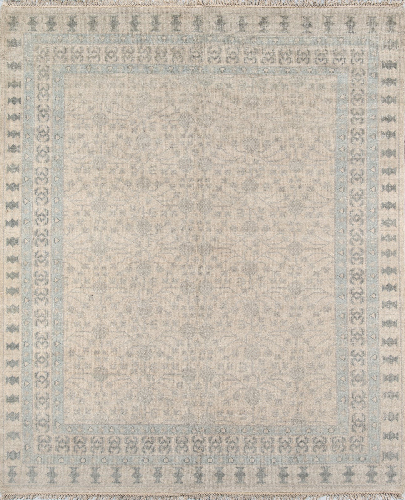 Erin Gates by Momeni Concord Sudbury Ivory Hand Knotted Wool Rug