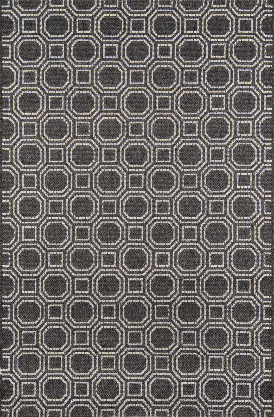 Erin Gates by Momeni Downeast Camden Charcoal Machine Made Polypropylene Area Rug