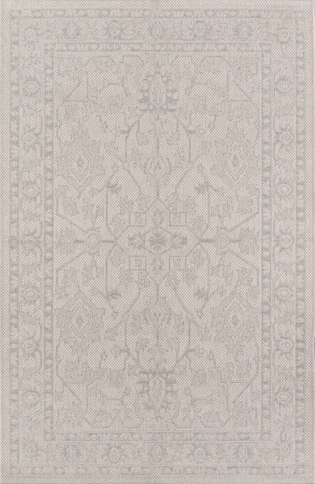 Erin Gates by Momeni Downeast Boothbay Grey Machine Made Polypropylene Area Rug