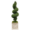 SPIRAL BOXWOOD IN PLANTER 78''H (GREEN)