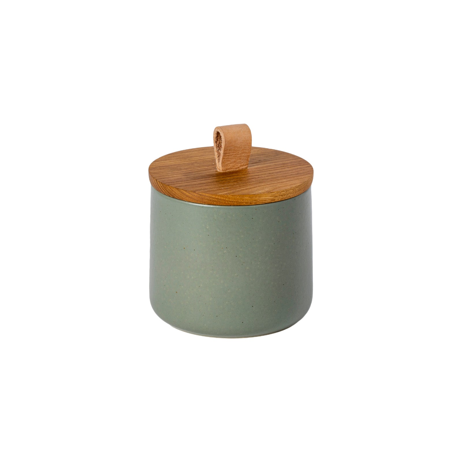 PACIFICA CANISTER 5" W/ OAK WOOD LID