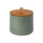 PACIFICA CANISTER 8" W/ OAK WOOD LID
