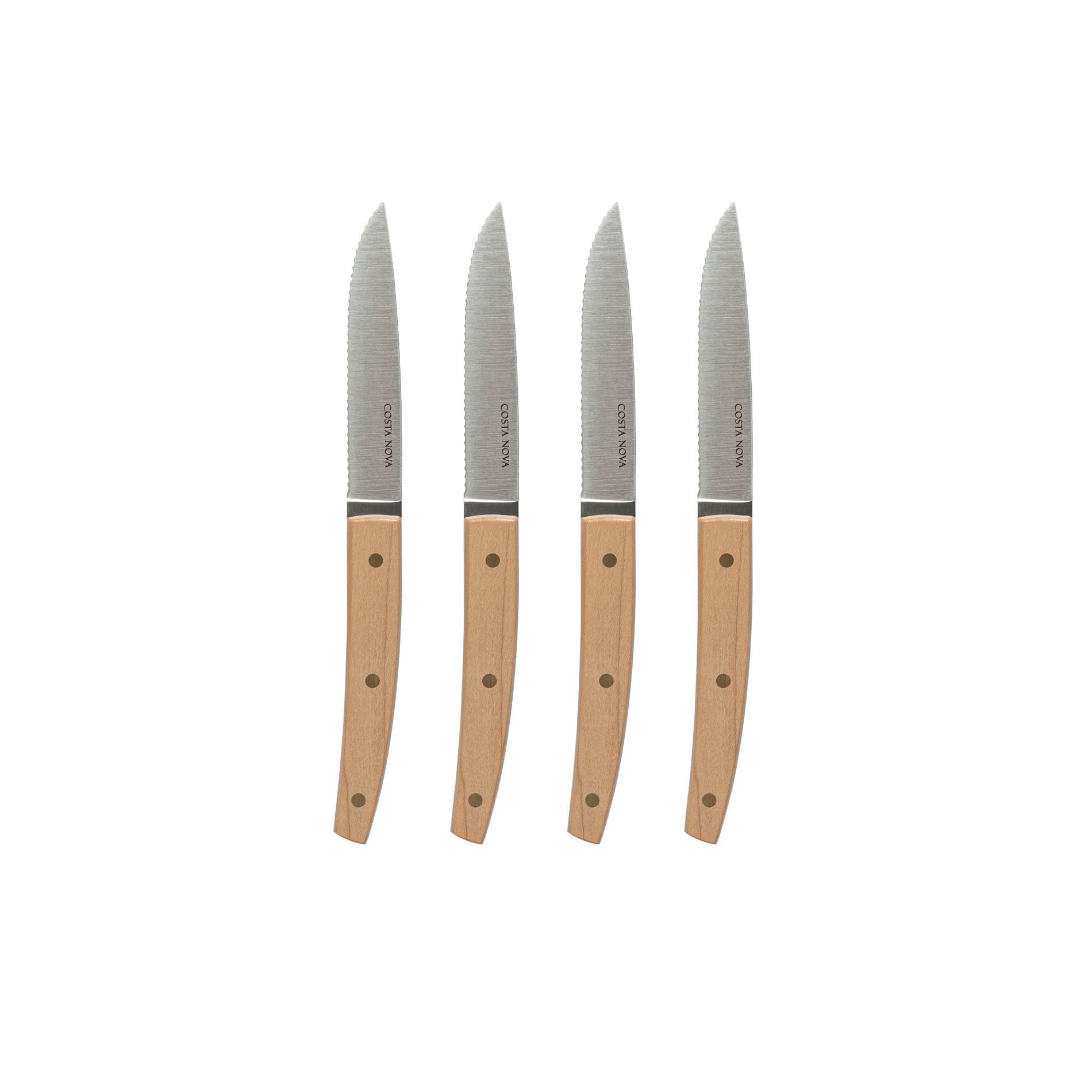 Set 4 Maple Steak Knives